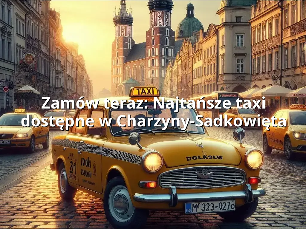 Tanie Taxi Charzyny-Sadkowięta