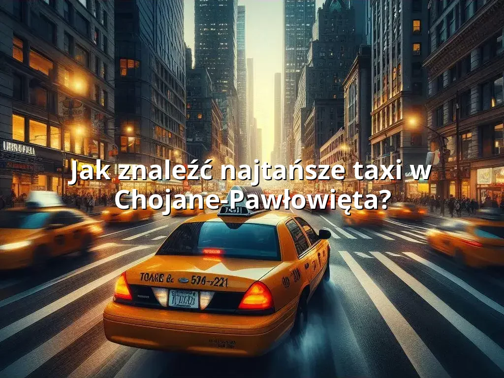 Tanie Taxi Chojane-Pawłowięta