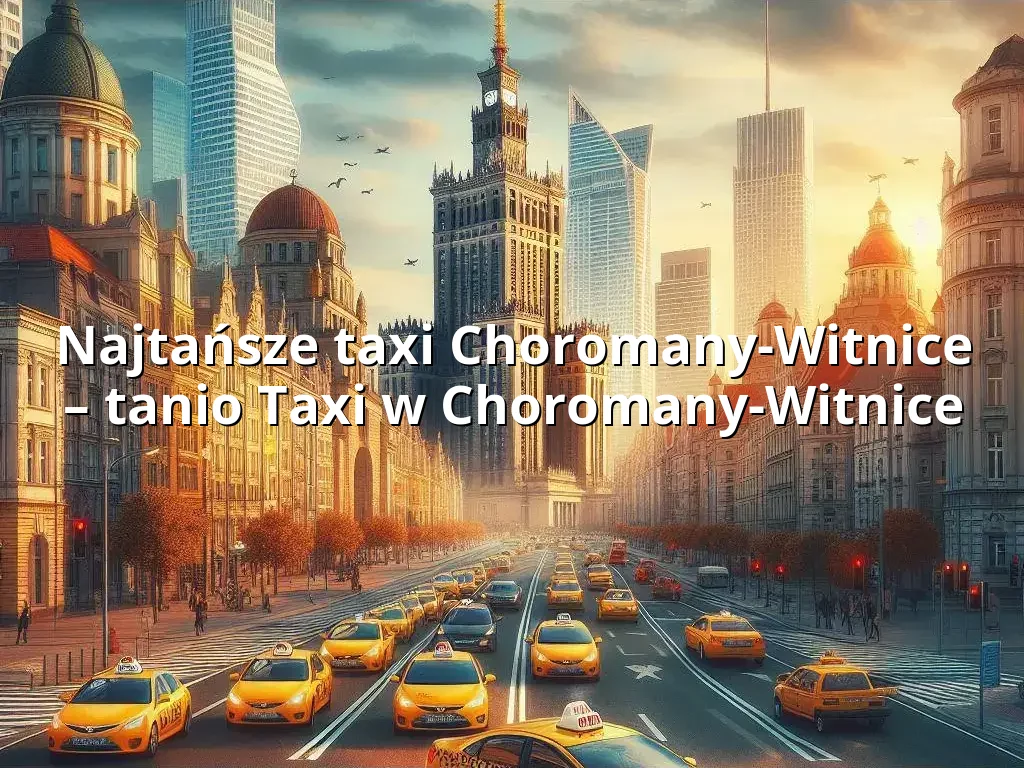 Tanie Taxi Choromany-Witnice