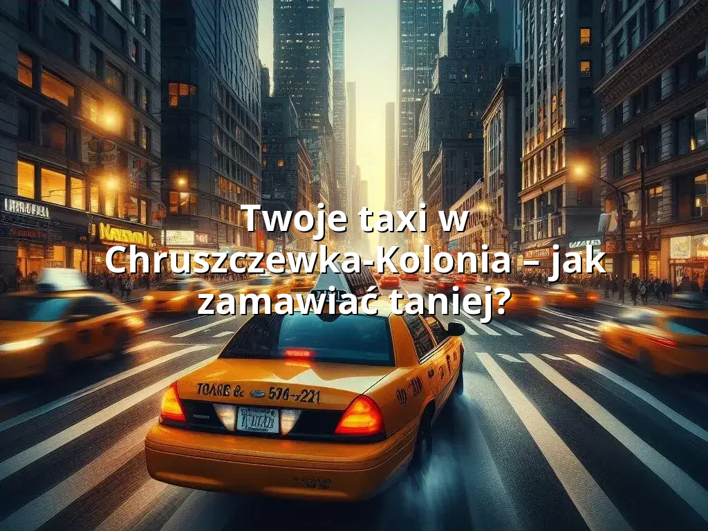 Tanie Taxi Chruszczewka-Kolonia