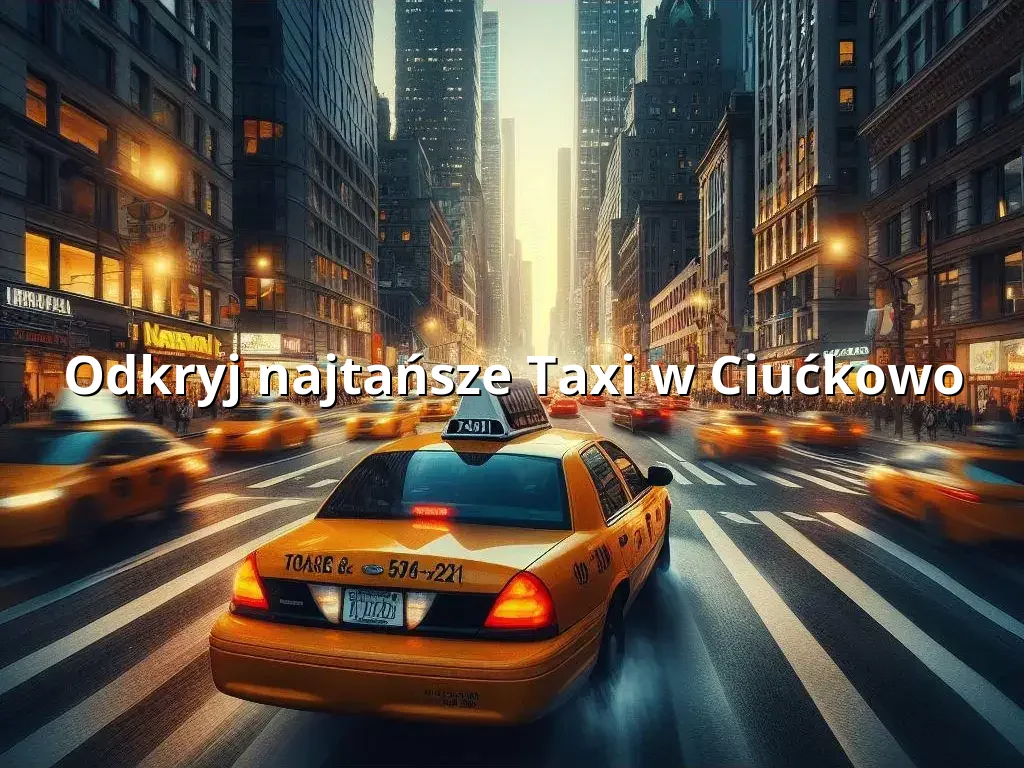 Tanie Taxi Ciućkowo