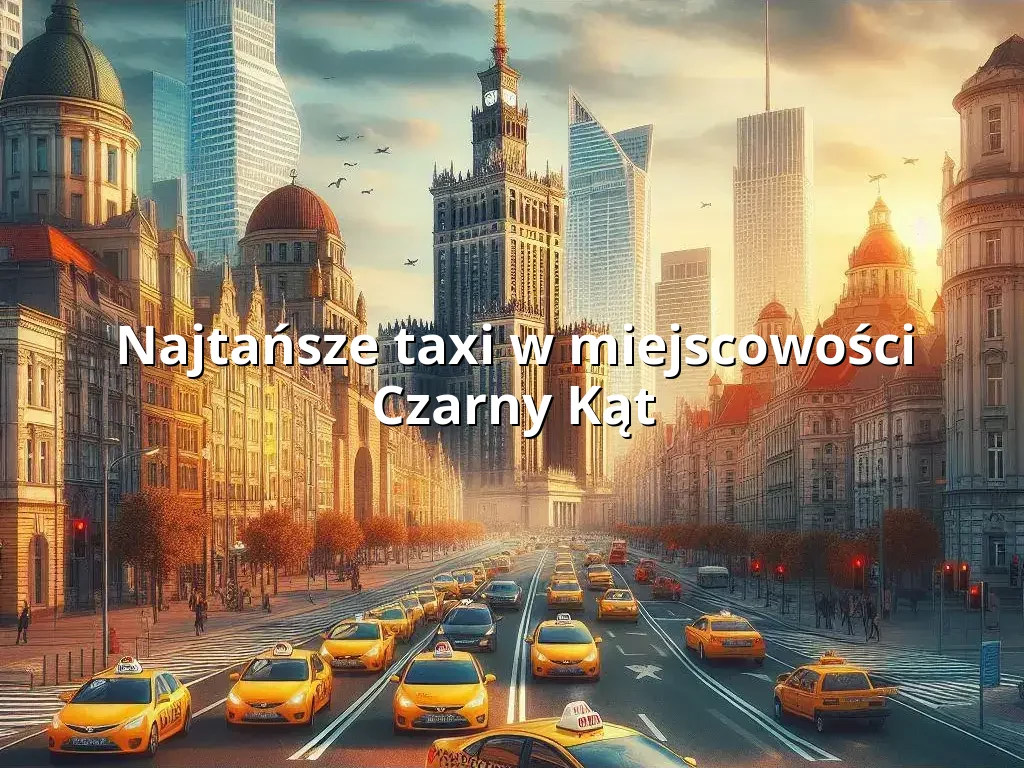 Tanie Taxi Czarny Kąt