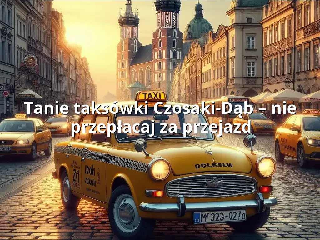 Tanie Taxi Czosaki-Dąb