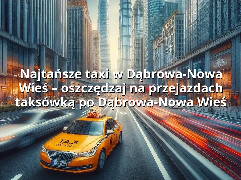 Tanie Taxi Dąbrowa-Nowa Wieś