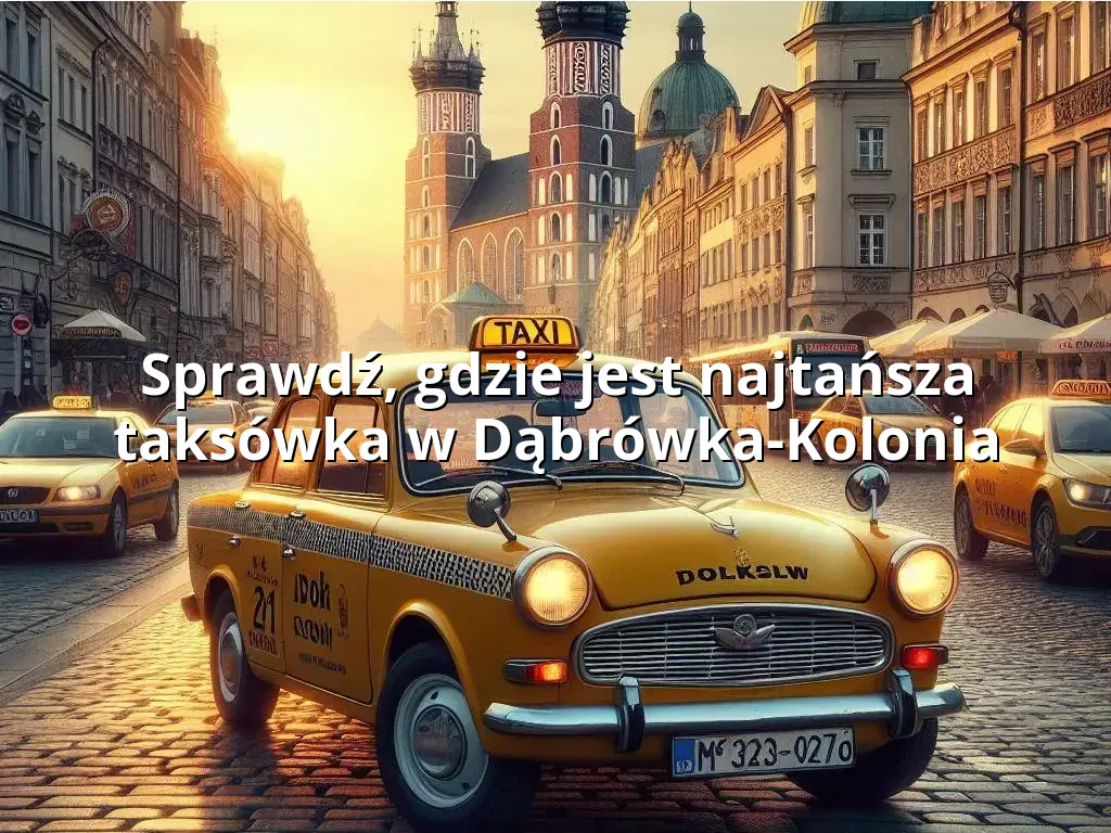 Tanie Taxi Dąbrówka-Kolonia