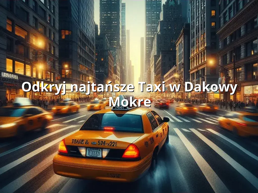 Tanie Taxi Dakowy Mokre