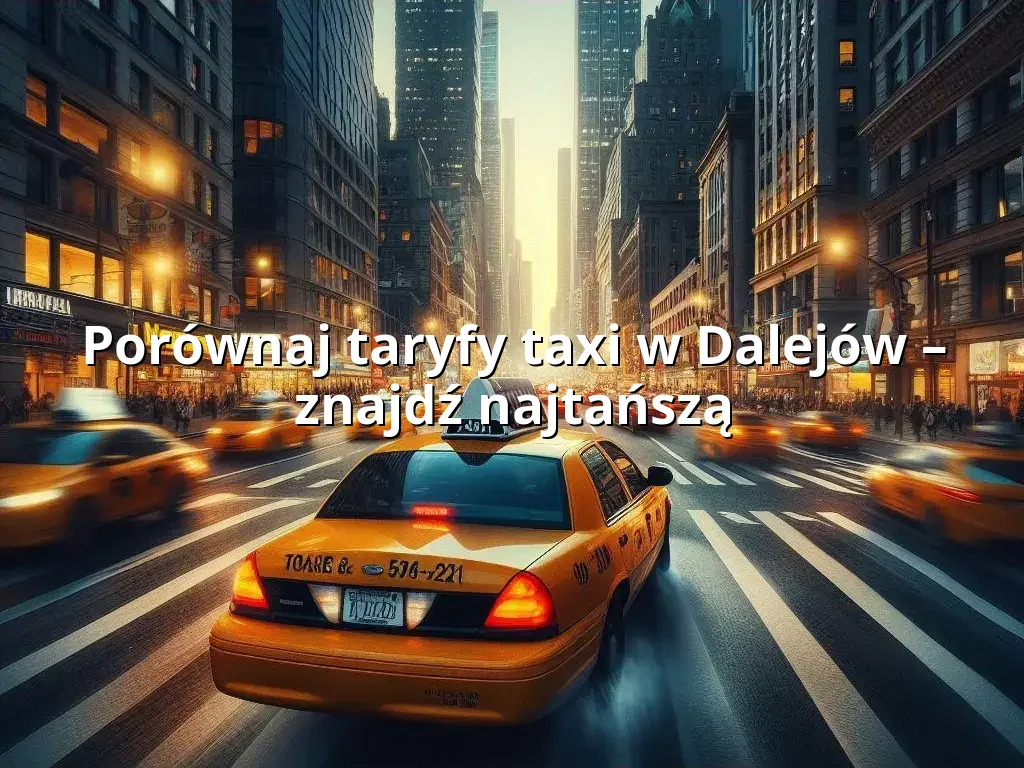 Tanie Taxi Dalejów