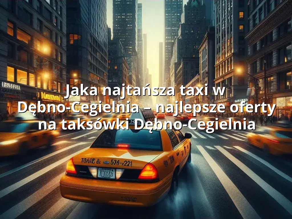 Tanie Taxi Dębno-Cegielnia