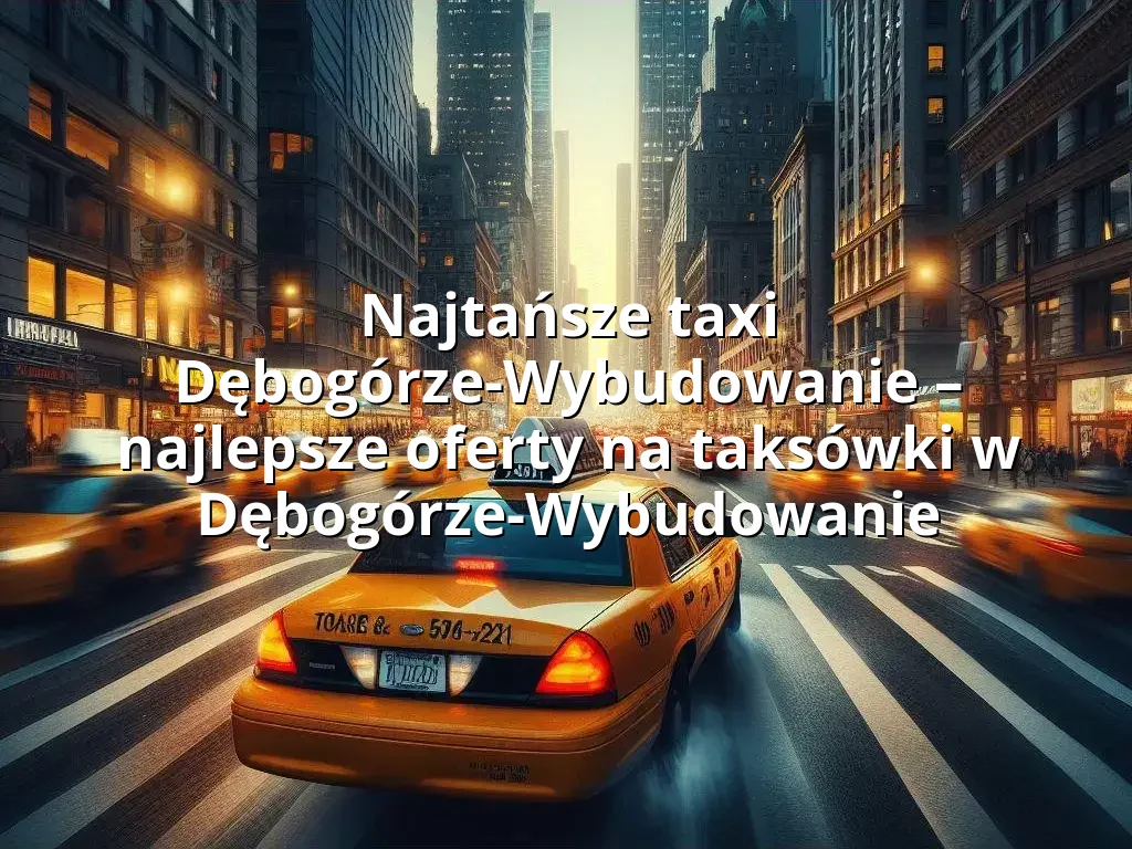 Tanie Taxi Dębogórze-Wybudowanie