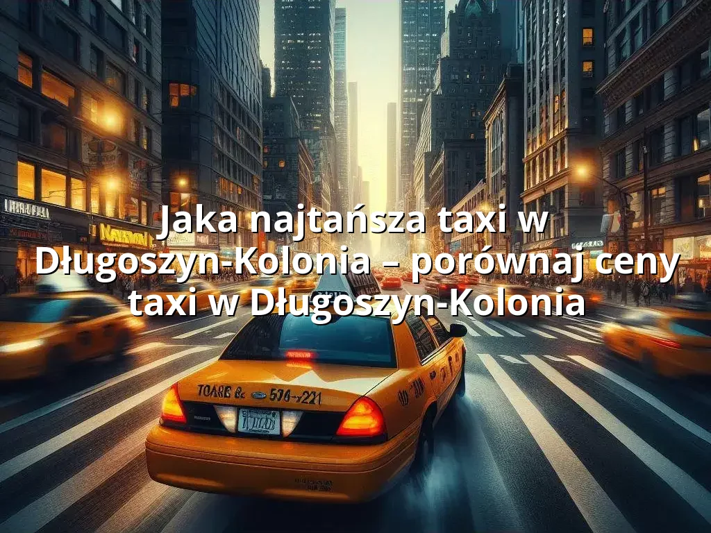 Tanie Taxi Długoszyn-Kolonia