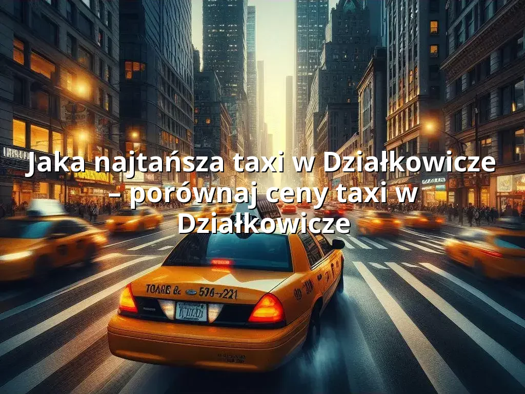 Tanie Taxi Działkowicze