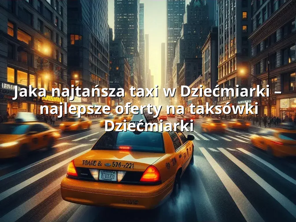 Tanie Taxi Dziećmiarki