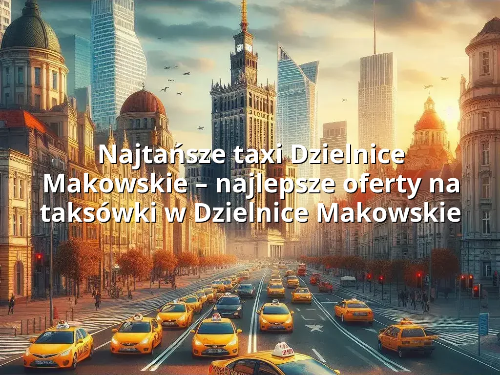 Tanie Taxi Dzielnice Makowskie