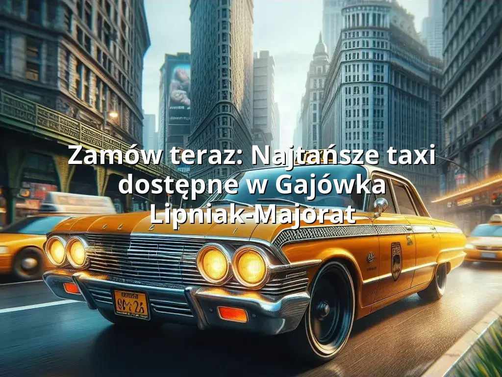 Tanie Taxi Gajówka Lipniak-Majorat