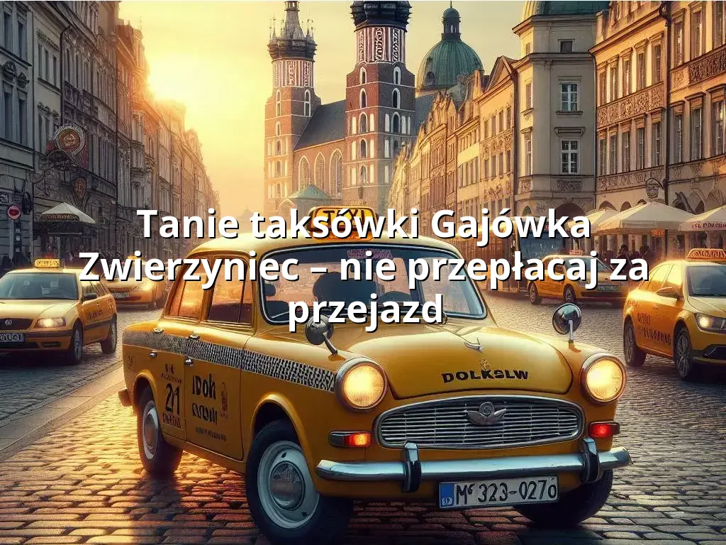 Tanie Taxi Gajówka Zwierzyniec