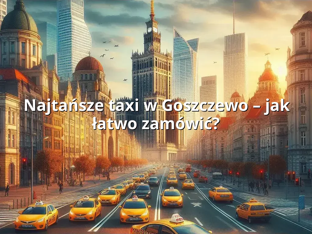 Tanie Taxi Goszczewo