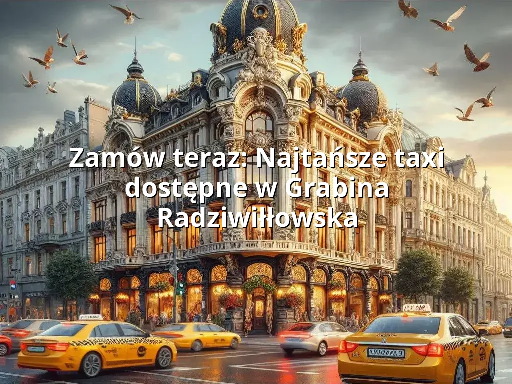 Tanie Taxi Grabina Radziwiłłowska