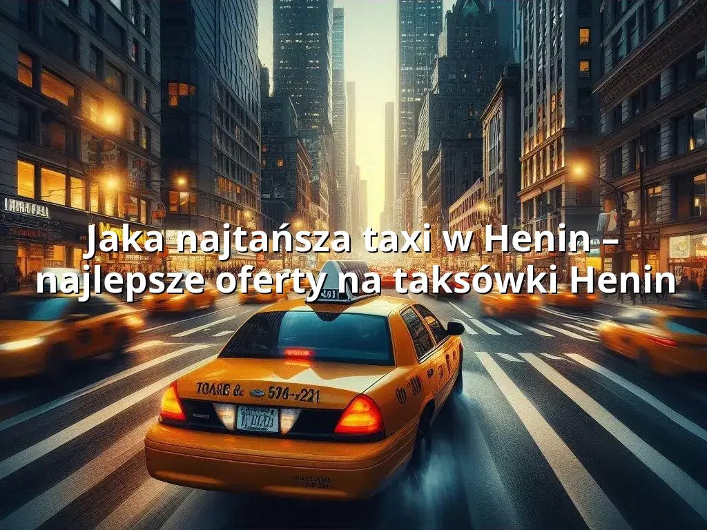 Tanie Taxi Henin