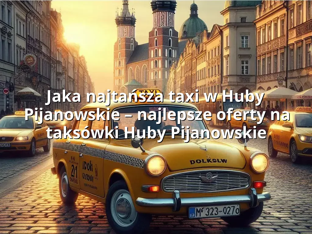 Tanie Taxi Huby Pijanowskie