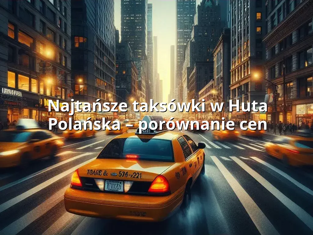 Tanie Taxi Huta Polańska