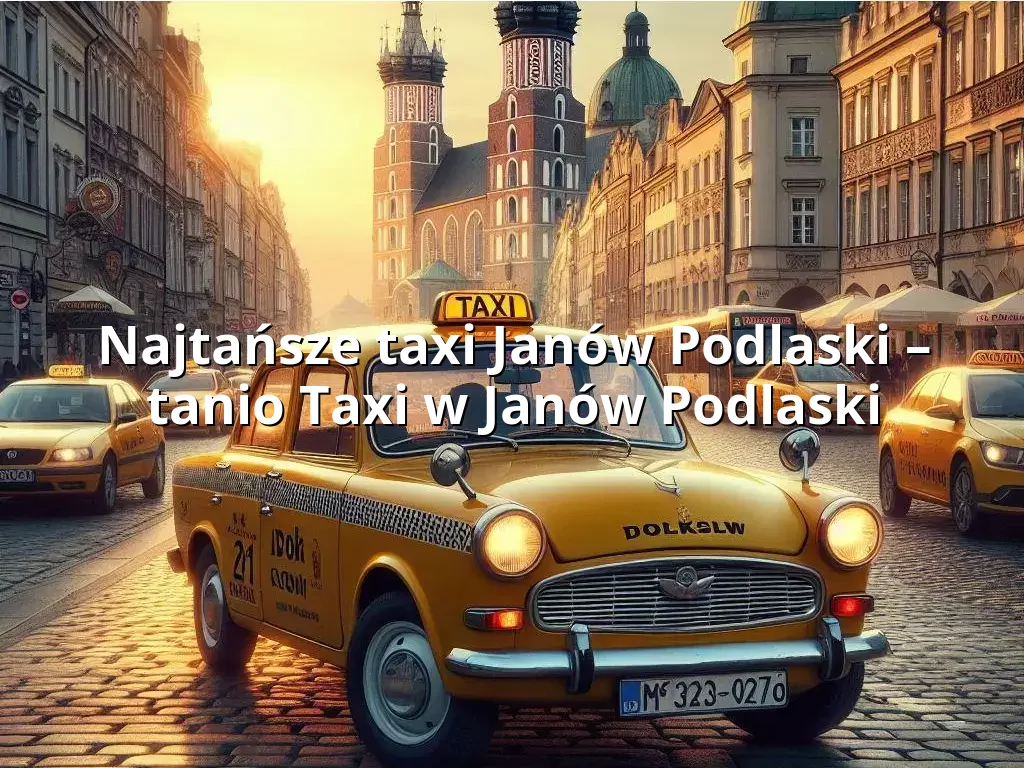 Tanie Taxi Janów Podlaski