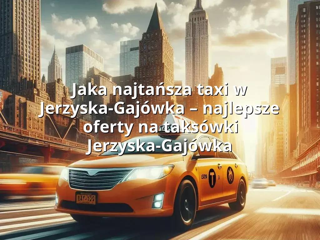 Tanie Taxi Jerzyska-Gajówka