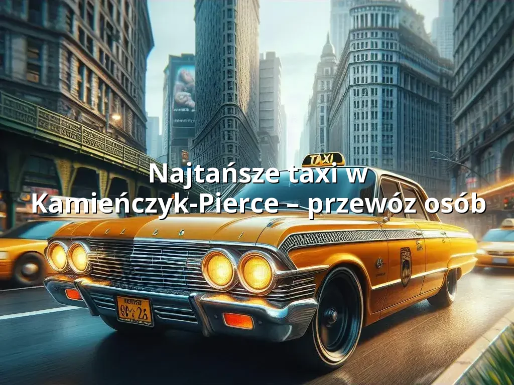 Tanie Taxi Kamieńczyk-Pierce