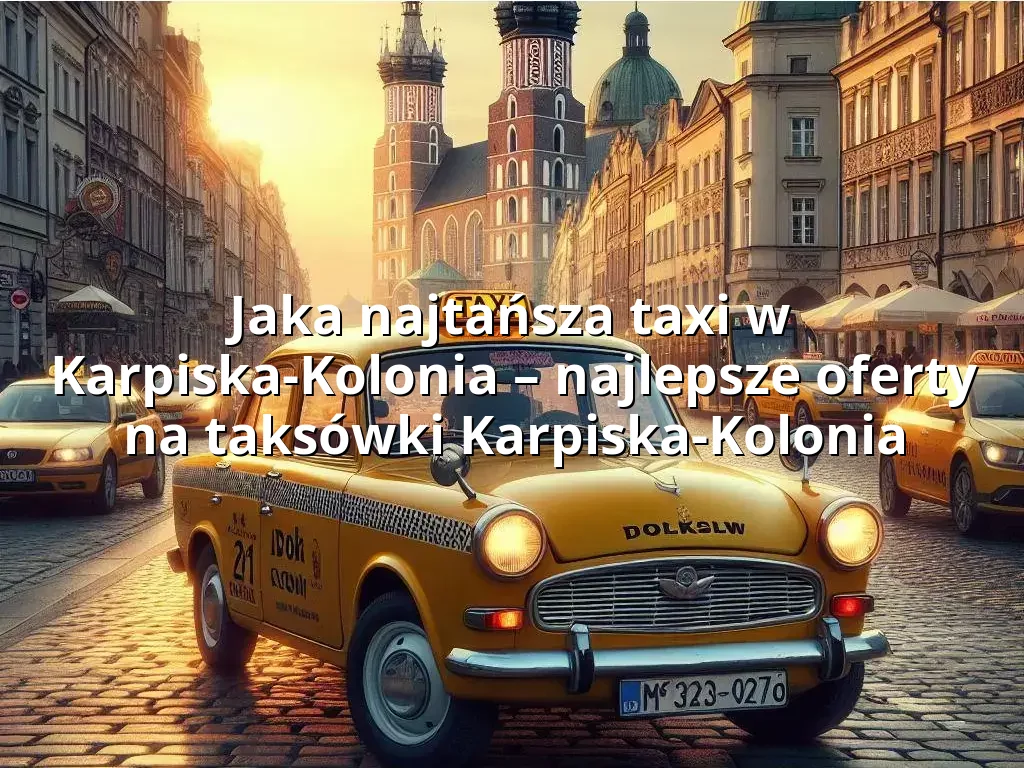 Tanie Taxi Karpiska-Kolonia