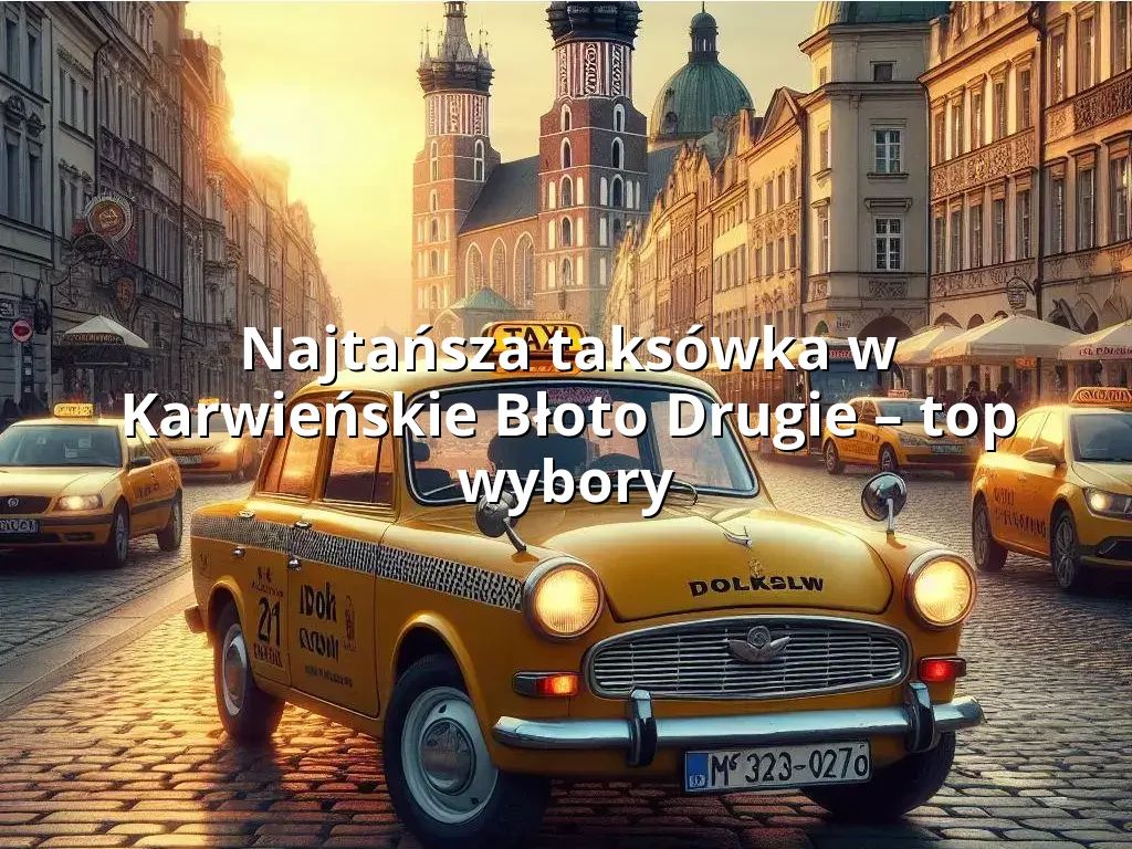 Tanie Taxi Karwieńskie Błoto Drugie