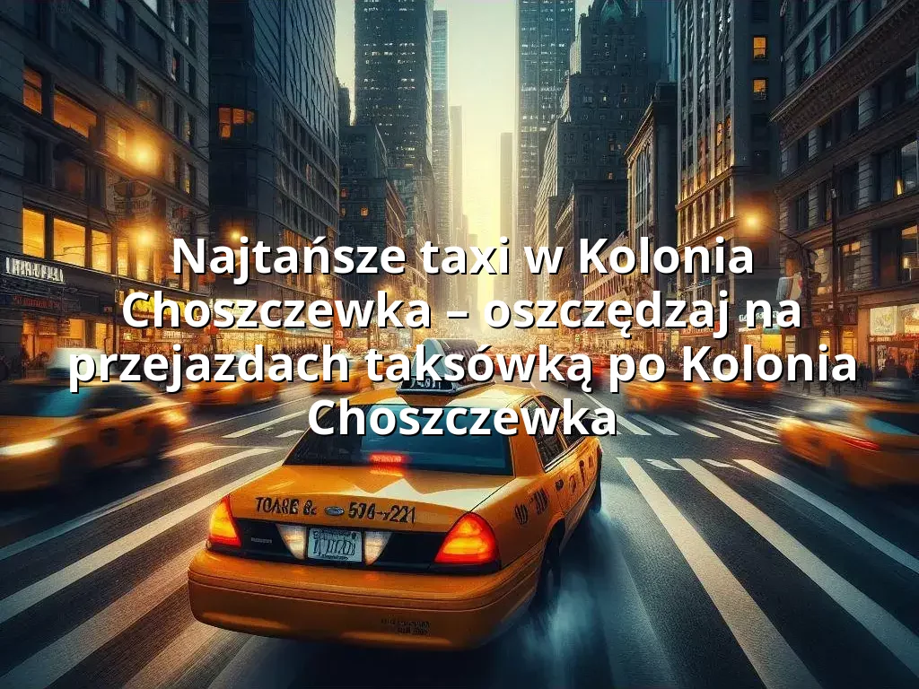 Tanie Taxi Kolonia Choszczewka