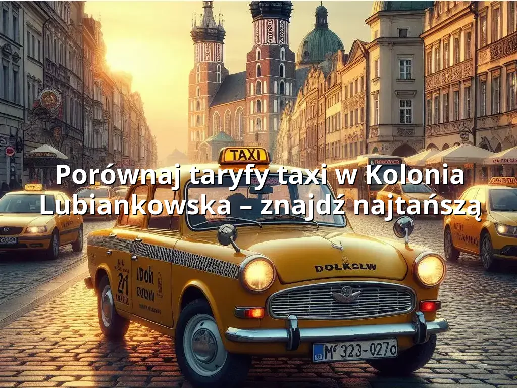 Tanie Taxi Kolonia Lubiankowska