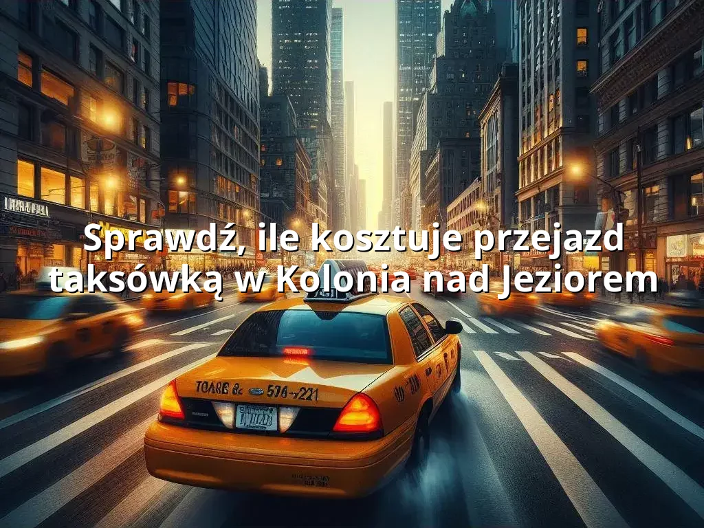 Tanie Taxi Kolonia nad Jeziorem