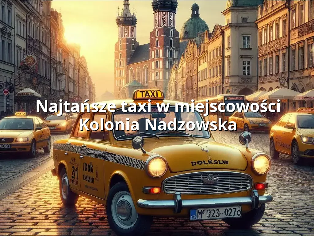 Tanie Taxi Kolonia Nadzowska