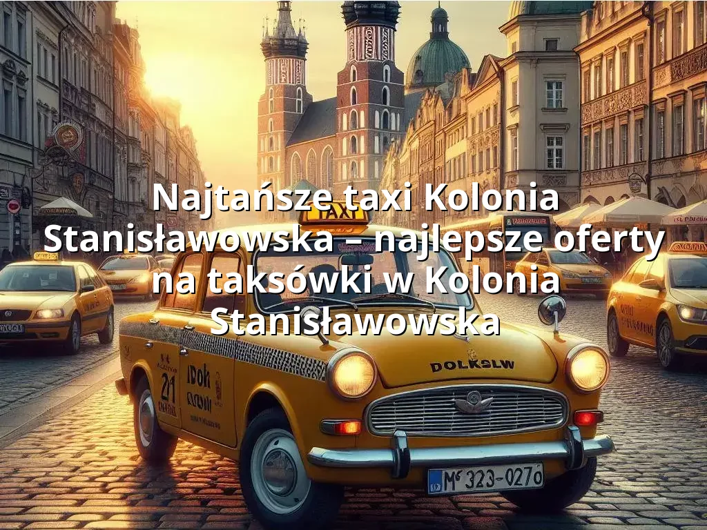 Tanie Taxi Kolonia Stanisławowska