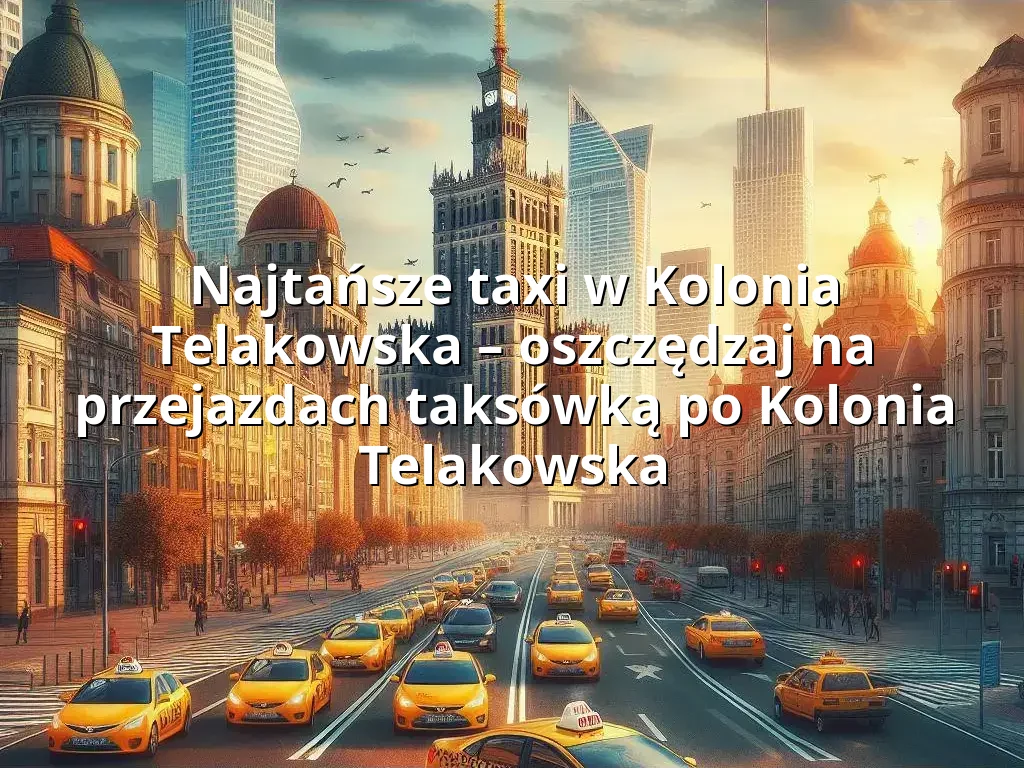 Tanie Taxi Kolonia Telakowska