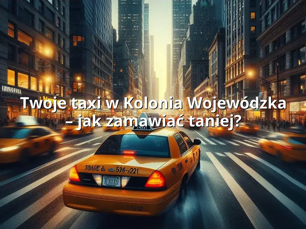 Tanie Taxi Kolonia Wojewódzka