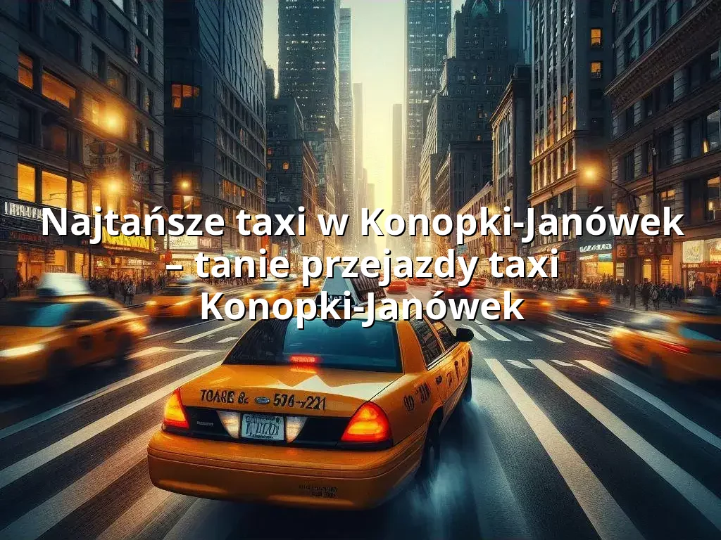 Tanie Taxi Konopki-Janówek