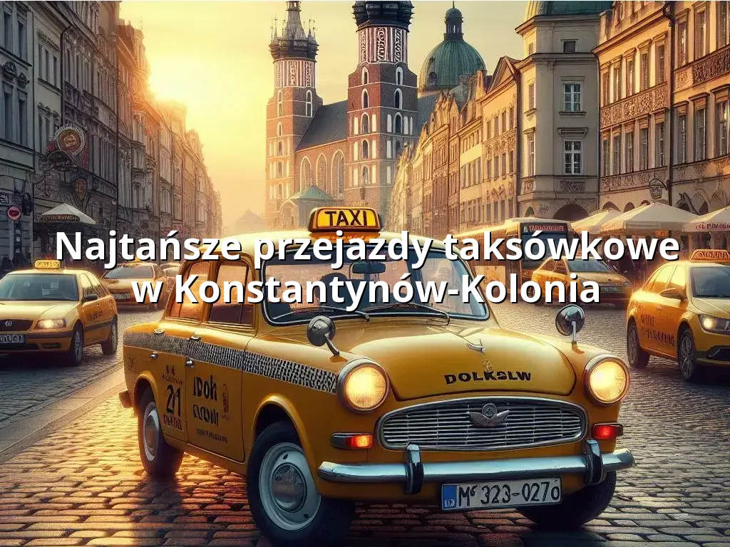 Tanie Taxi Konstantynów-Kolonia