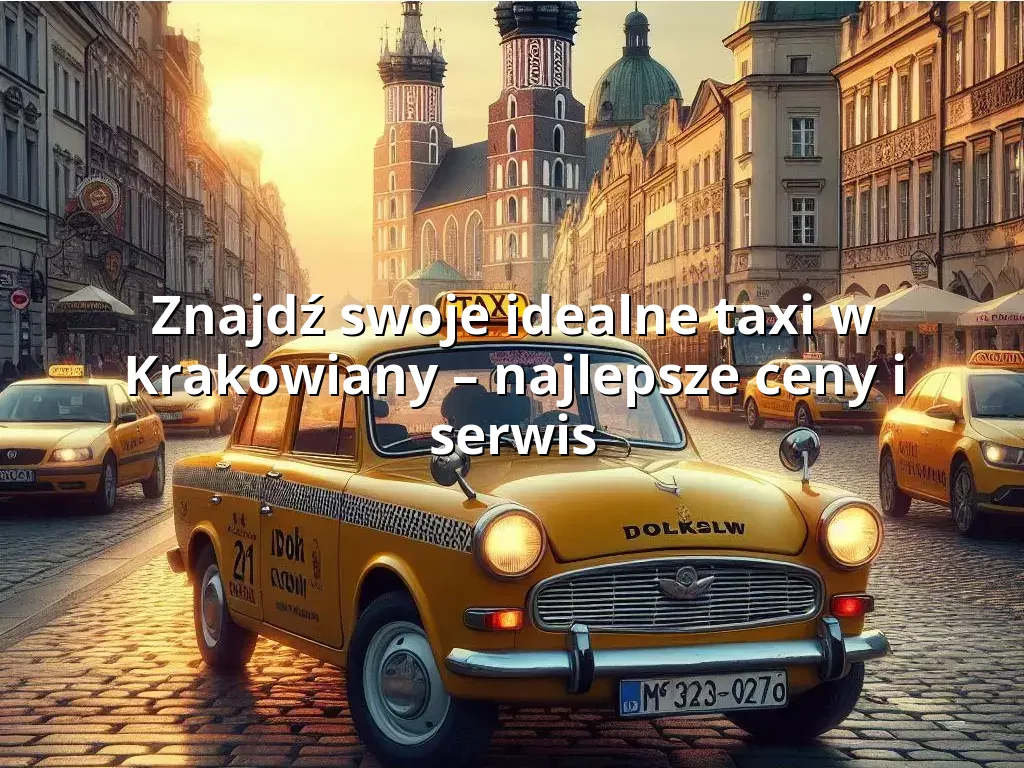 Tanie Taxi Krakowiany