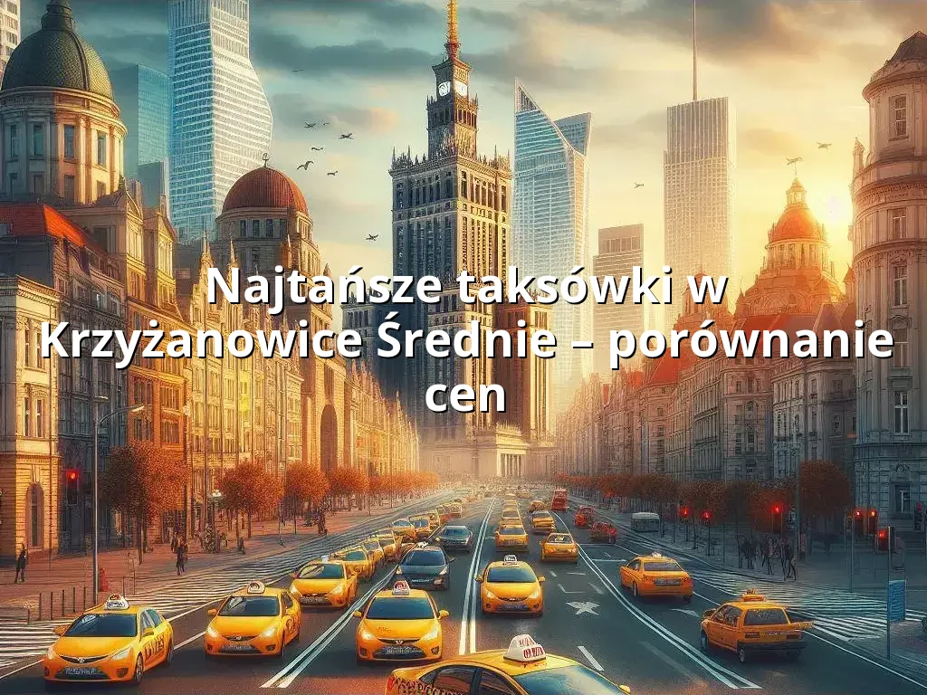 Tanie Taxi Krzyżanowice Średnie