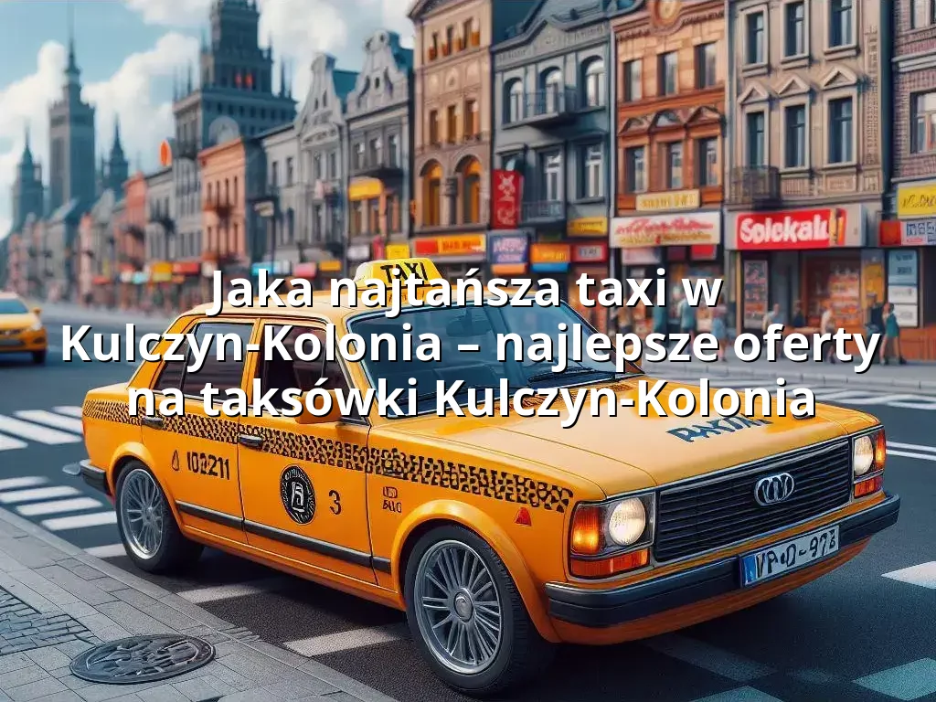 Tanie Taxi Kulczyn-Kolonia