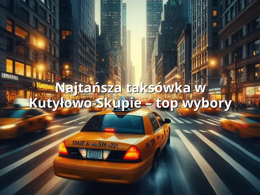 Tanie Taxi Kutyłowo-Skupie