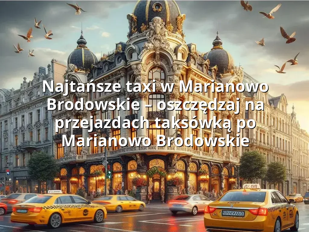 Tanie Taxi Marianowo Brodowskie