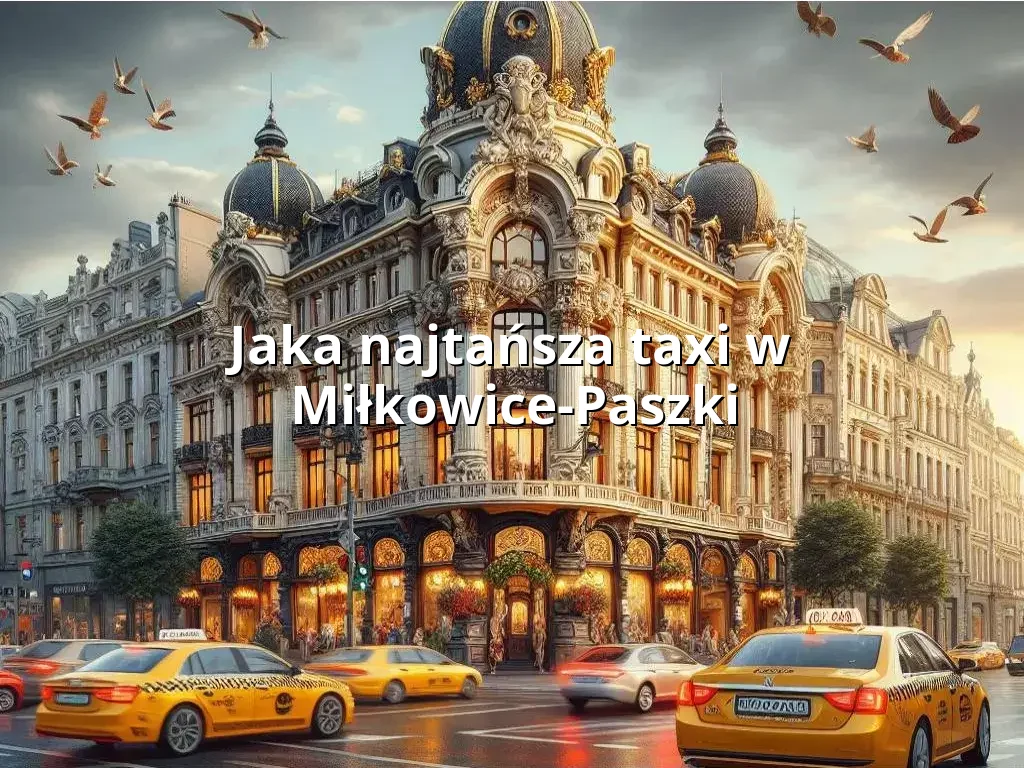 Tanie Taxi Miłkowice-Paszki