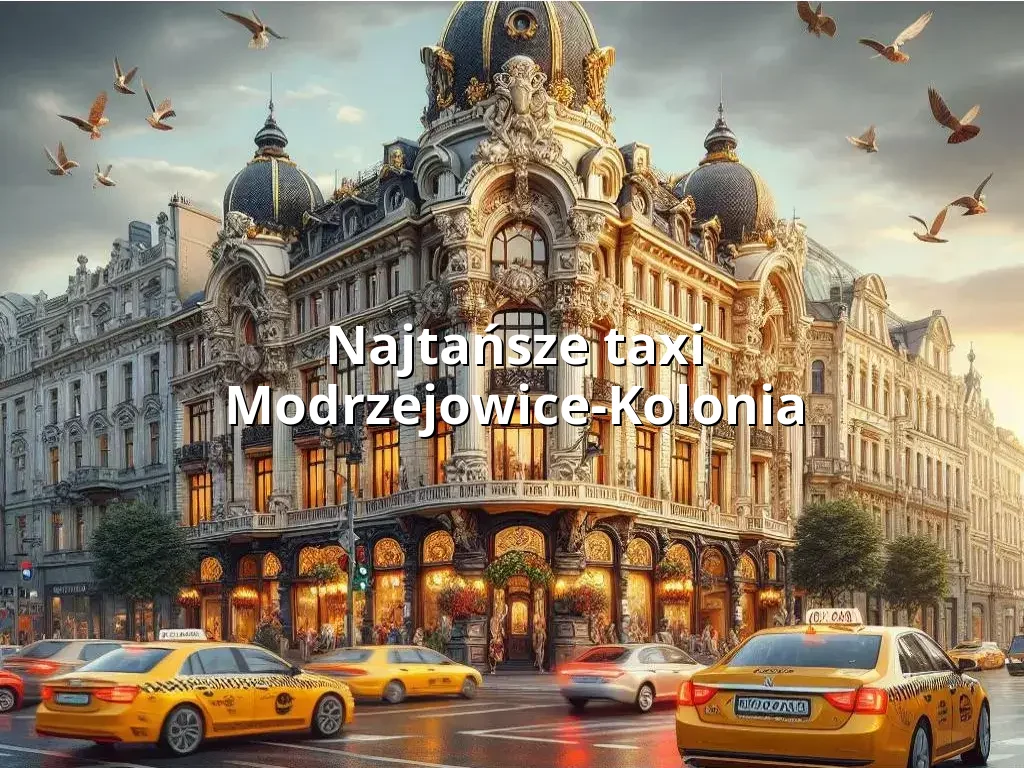 Tanie Taxi Modrzejowice-Kolonia