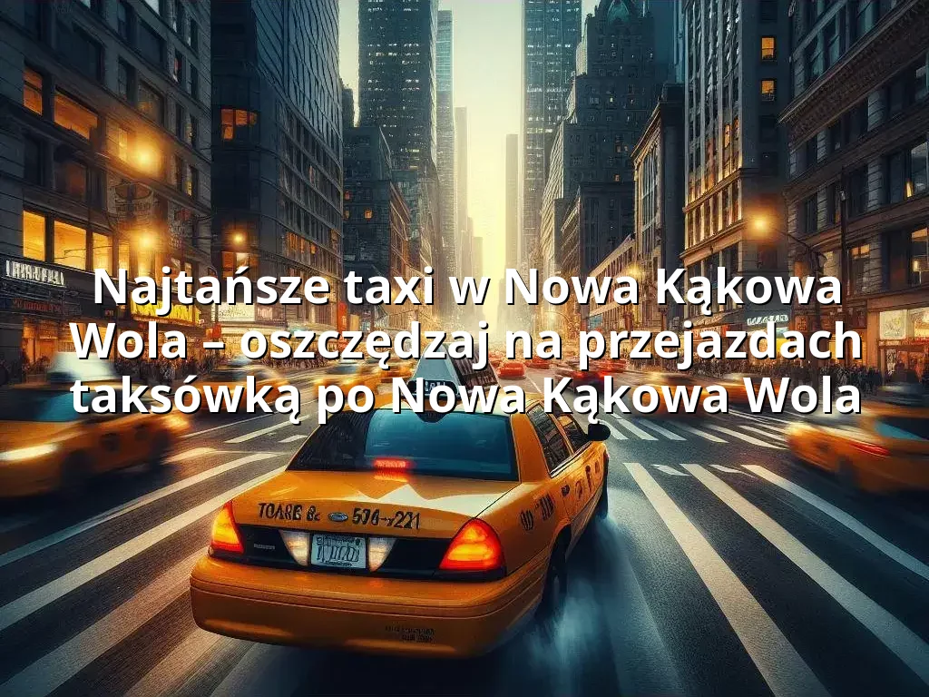 Tanie Taxi Nowa Kąkowa Wola