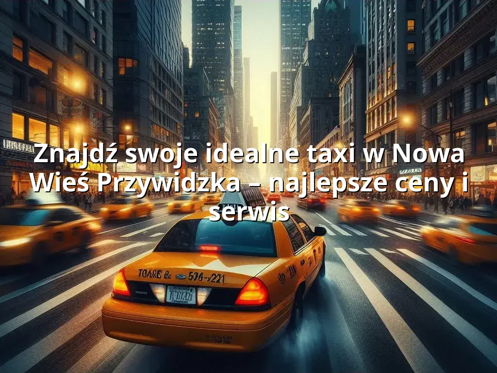 Tanie Taxi Nowa Wieś Przywidzka