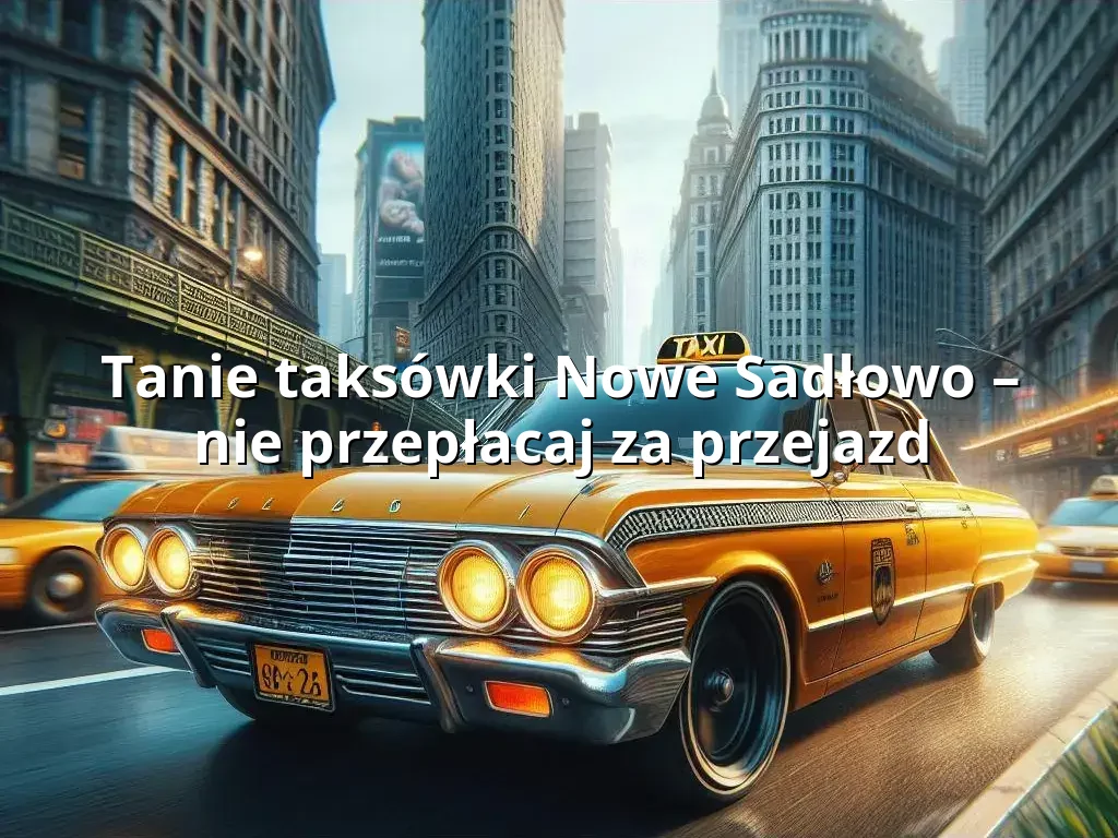 Tanie Taxi Nowe Sadłowo