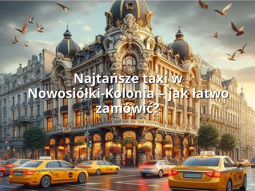 Tanie Taxi Nowosiółki-Kolonia