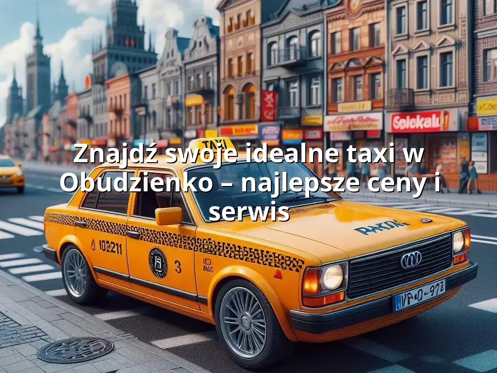 Tanie Taxi Obudzienko